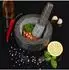 Relaxdays Mörser mit Stößel Granit 16cm (10029956)