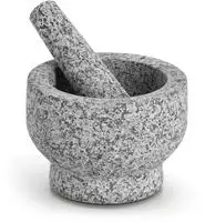 Zeller Present M&ouml;rser "& St&ouml;&szlig;el-Set, Granit, grau" nat&uuml;rliches Material, 2,9 kg,