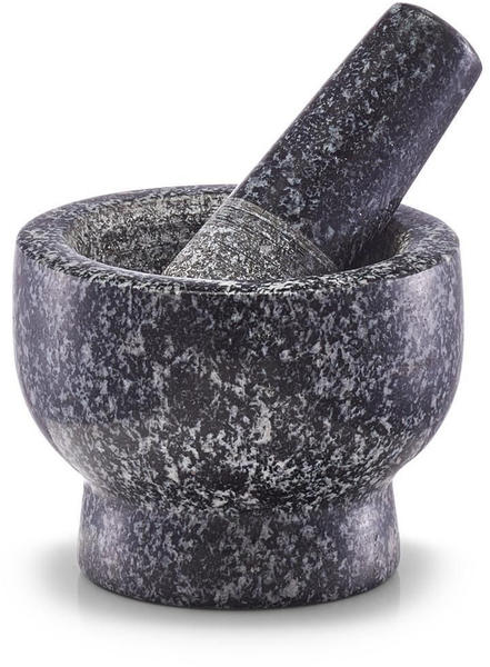 Zeller Mörser & Stößel-Set Granit anthrazit 6,5 cm