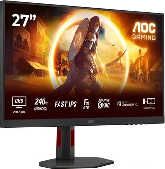 27P2Q FHD 75Hz Höhenverstellbar USB Hub AOC 27P2Q 27 Zoll Monitor | Höhenverstellbar, IPS Panel, 75Hz Mit USB Hub Bildschirm 27 Zoll