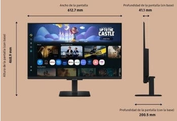 Samsung Smart Monitor M5 S27FM500EU – Kabellose Freiheit durch vollständige Smart-TV-Integration