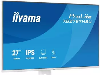 iiyama ProLite XB2797HSU-W1 – Ergonomische Vielseitigkeit für gesundes Arbeiten