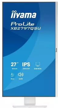 iiyama ProLite XB2797QSU-W1 – iiyama ProLite XB2797QSU-W1 verbindet WQHD-Auflösung mit durchdachter Anschlussvielfalt