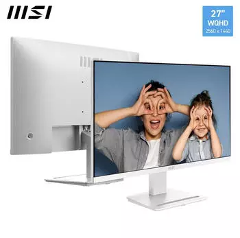 MSI PRO MP273QW E14 – Blickwinkelstabilität und natürliche Farbdarstellung für jede Sitzposition