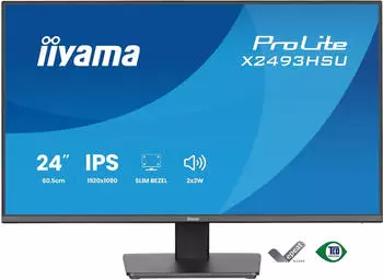 iiyama ProLite X2493HSU-B1 – iiyama ProLite X2493HSU-B1 – Augenfreundlicher Full HD Monitor für ermüdungsfreies Arbeiten