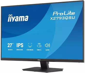 iiyama ProLite X2793QSU-B1 – iiyama ProLite X2793QSU-B1 – Augenschonend durch den Arbeitstag