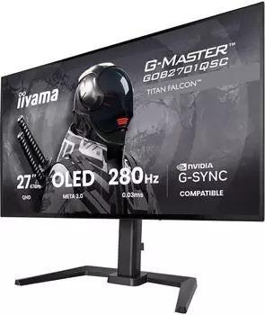 iiyama G-Master GOB2701QSC-B1 – OLED-Technologie für extreme Kontraste und Bewegungsschärfe