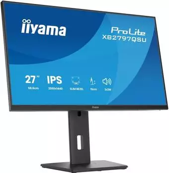 iiyama ProLite XB2797QSU-B1 – iiyama ProLite XB2797QSU-B1 – WQHD-Monitor mit vielseitiger Ergonomie