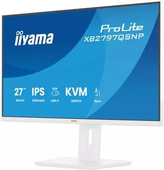 iiyama ProLite XB2797QSNP-W1 – iiyama ProLite XB2797QSNP-W1 – WQHD-Monitor mit umfassender USB-C-Ausstattung