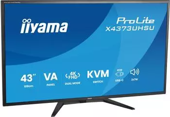 iiyama ProLite X4373UHSU-B2 – iiyama ProLite X4373UHSU-B2 – Vielseitiger 4K Ultra HD Monitor mit umfangreicher Konnektivität