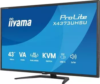 iiyama ProLite X4373UHSU-B2 – Flexible Bildmodi für unterschiedliche Anforderungen