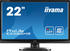 Iiyama Prolite E2282HS-B1 54,7cm (21,5 Zoll) LED-Monitor Full-HD (VGA, DVI, HDMI) Schwarz