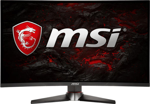 MSI MSI Optix mag27C Monitor-Gaming, 27FHD 144Hz, Schwarz/Rot