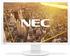 NEC MultiSync Pa243W-Wh LED-Monitor, weiß, WUXGA, IPS, 3D LUT, HDMI