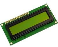 Display Electronic Display Elektronik LCD-Display 16 x 2 Pixel (B x H x T) 80 x 36 x 6.6mm DEM16213SYH