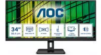 AOC Essential-line U34E2M/BK - LED-Monitor - 86.4 cm (34")
