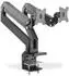 Digitus Universal Dual Monitorhalter mit Gasdruckfeder und Klemmbefestigung (DA-90427)