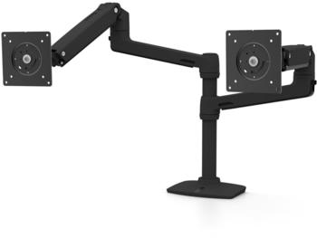 Ergotron LX Dual Monitorarm mit hoher Säule schwarz (45-610-224)