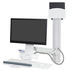 Ergotron StyleView Sit-Stand Combo System Weiss