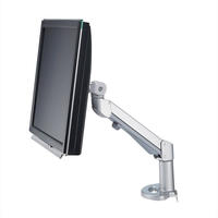 Roline 17.03.1149, ROLINE LCD-Arm Pneumatic Tischmontage 1 Gelenk Pivot Grau