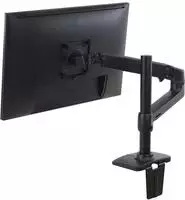 Ergotron 45-537-224, Ergotron LX Tischhalter bis 34" Hohe S&auml;ule Schwarz