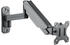 Manhattan 461610 Universal-Wandhalterung mit Gasdruckfeder für einen Monitor Halterungsarm mit Gasdruckfeder und Kugelgelenk geeignet für einen Monitor von 17