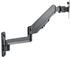 Manhattan 461610 Universal-Wandhalterung mit Gasdruckfeder für einen Monitor Halterungsarm mit Gasdruckfeder und Kugelgelenk geeignet für einen Monitor von 17