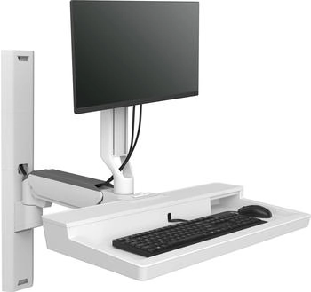 Ergotron 45-618-251 68,6 cm (27 Zoll) 10,7 kg 100 x 100 mm Höhenverstellung 17,5 kg Weiß (Wand 27") Monitor Halterung Weiss