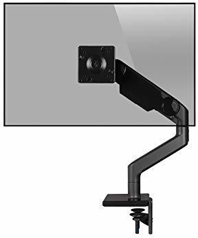 HumanScale M10 Monitor Tischhalterung Klemme schräg schwarz (M10CMBBTB) - M10CMBBTB
