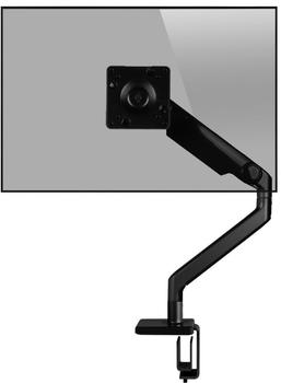 HumanScale M2.1 Monitorhalterung für USM Tisch schräg schwarz (M21UBBTB)