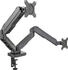 Duo Collection Monitorhalter - Schwarz - Metall - für 2 Monitore geeignet