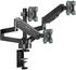 Onkron Monitor Halterung 3 Monitore 13-32 Zoll bis 8 kg pro Arm VESA 100x100