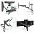 Onkron Monitor Halterung 3 Monitore 13-32 Zoll bis 8 kg pro Arm VESA 100x100