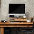 Relaxdays Bambus Bildschirmerhöhung Monitoraufsatz Monitorablage PC-Ablage