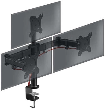 Duronic DM253 Monitor Halterung - für 3 Monitore - Für LCD LED u