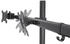 HFTEK Monitor Tischhalterung für 3 Bildschirme von 15 bis 27 Zoll Monitor Halterung Monitor Arm Halter Ständer Monitor Mount TV VESA 75/100 - HF330C