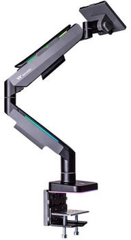 Thermaltake GEA Single RGB Gaming Monitor Arm Black Monitorhalterung 124,5 cm (49) Grau Schwarz