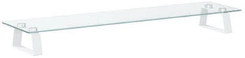 vidaXL Wei&szlig; 80x20x8 Cm Hartglas Und Metall
