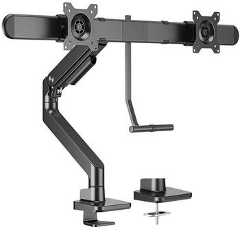 myWall H&ouml;henverstellbare Monitor Halterung f&uuml;r 2 x Bildschirme 17&ldquo; - 32&ldquo;