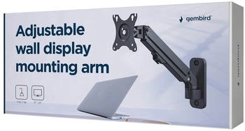 Gembird MA-WA1-01 (Wand 27") Monitor Halterung Schwarz