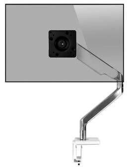 HumanScale M2.1 Monitorhalterung für USM Tisch schräg weiß (M21UWBTB)