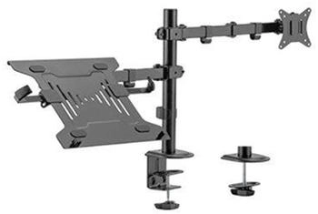 Gembird MA-DA-03 Verstellbare Schreibtischhalterung mit und Notebookablage (drehen neigen schwenken) 1
