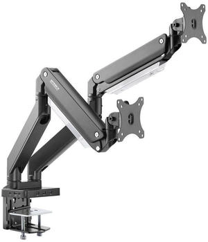 SpeaKa Professional SP-MM-830 2fach Monitor-Tischhalterung 43,2 cm (17) - 88,9 cm (35) Integrierte Dockingstation Ga