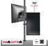 Duronic DM15V2 Monitor Halterung vertikale Monitorhalterung für 2 Gaming Monitore VESA Halterung für Computer Monitore bis 32 Zoll Broker Streaming