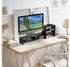 Relaxdays Bildschirmerhöhung Desktopständer Schreibtisch Organizer schwarz
