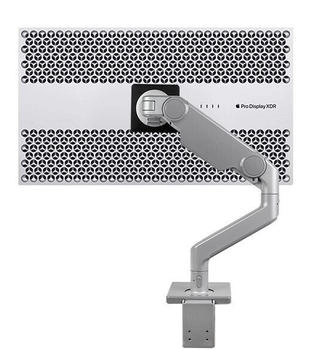 HumanScale M8.1 Monitor Tischhalterung für Apple Pro Display XDR silber - HXD001S