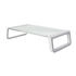 Trust Monta 41 x 22 x 10 cm Bildschirmerhöhung aus Hartglas Schreibtisch Monitor Stand für Laptop Bildschirme Computer Notebook Mac PC Büro - Weiß