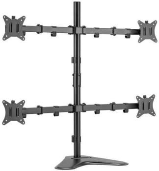 Equip Tischfu&szlig;haltertung vierfach 17-32" 360&deg;Max. VESA: 100x100 / Max. 9kg pro Monitor