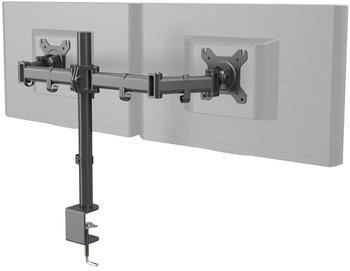 HJH Office Monitorhalterung VM-MF2 2-Arm 13 - 27 Zoll schwarz