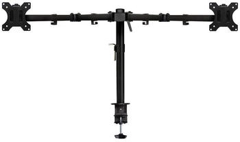 Universal ACT Monitor Halterung 2 Monitore f&uuml;r 10-32 Zoll VESA 75/100mm H&ouml;henverstellbarer Monitor Arm f&uuml;r den Schreibtisch Neigung 180&deg; Schwenkung 360&deg; Drehung 360&deg; Belastbarkeit Max. 8KG Black AC8302